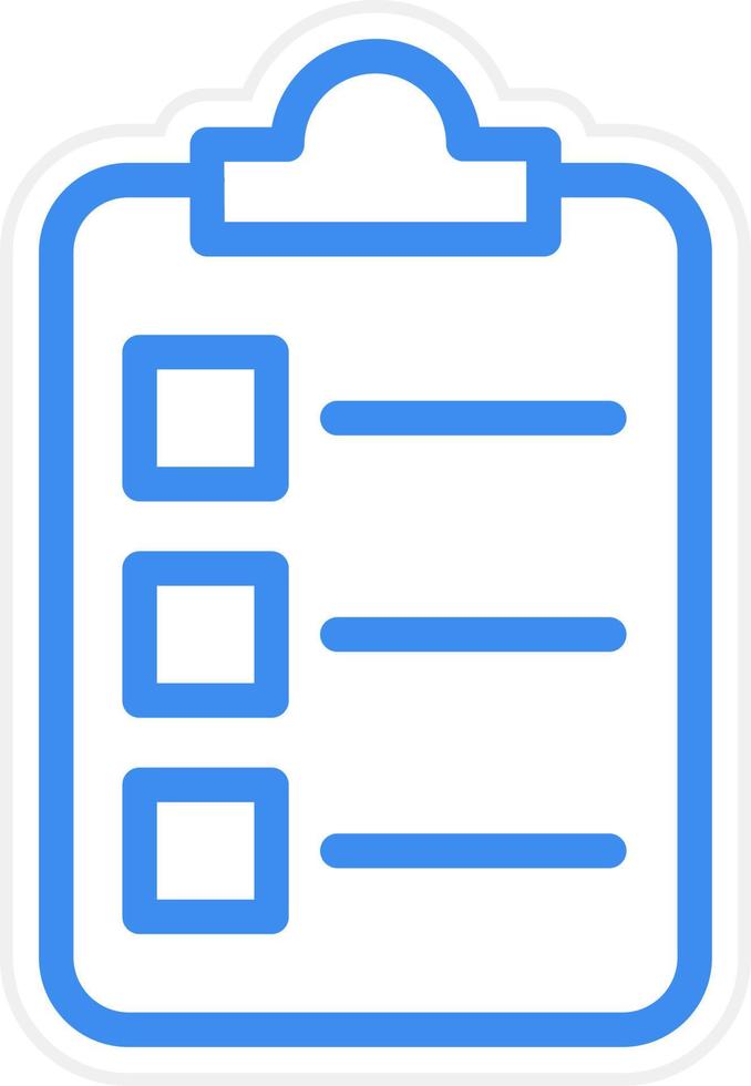 Clipboard Icon Style vector