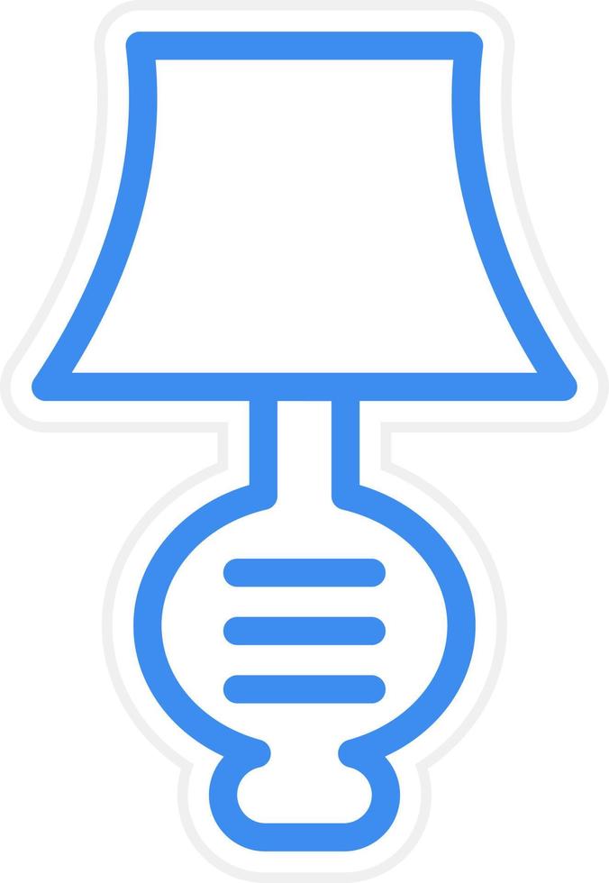 Lamp Icon Style vector