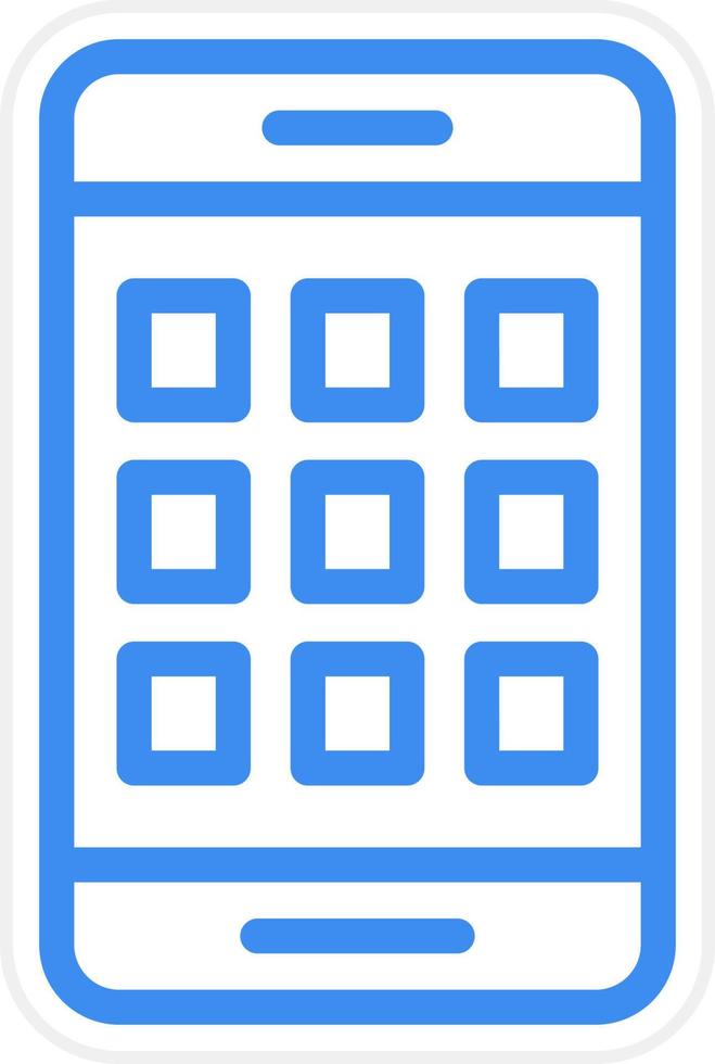 Smart Phone Icon Style vector