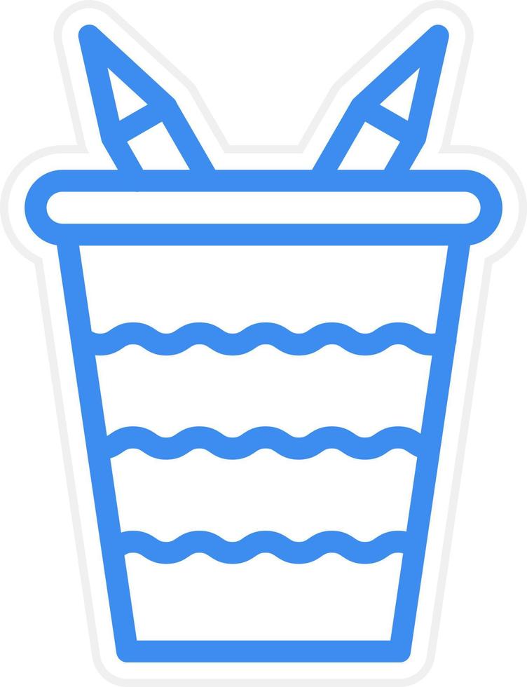 Pencil Case Icon Style vector