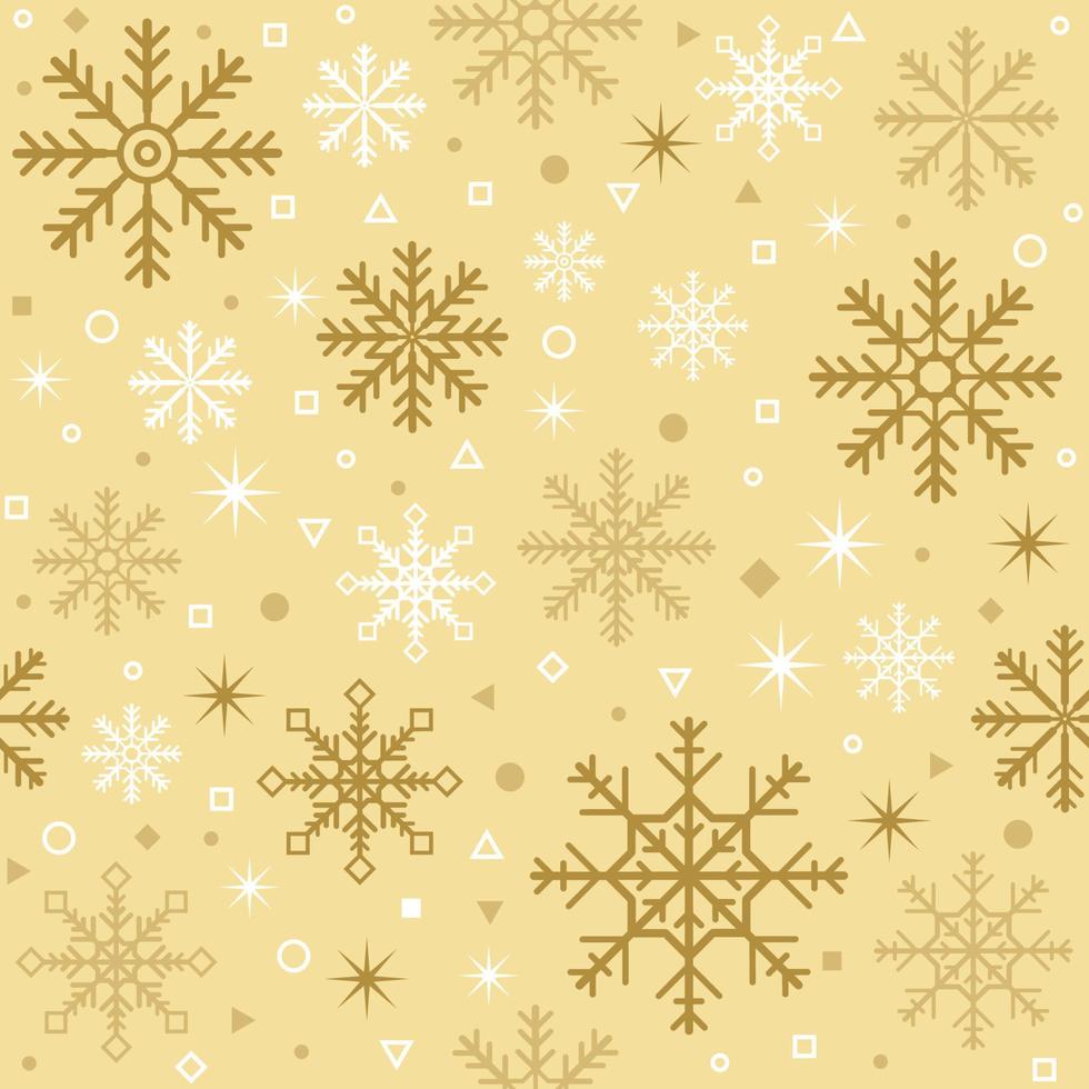 Snowflakes Seamless Background vector