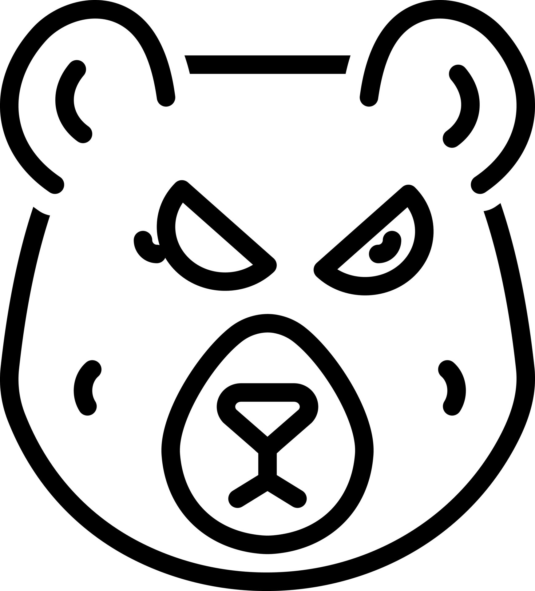 line icon for bear 13401073 Vector Art at Vecteezy