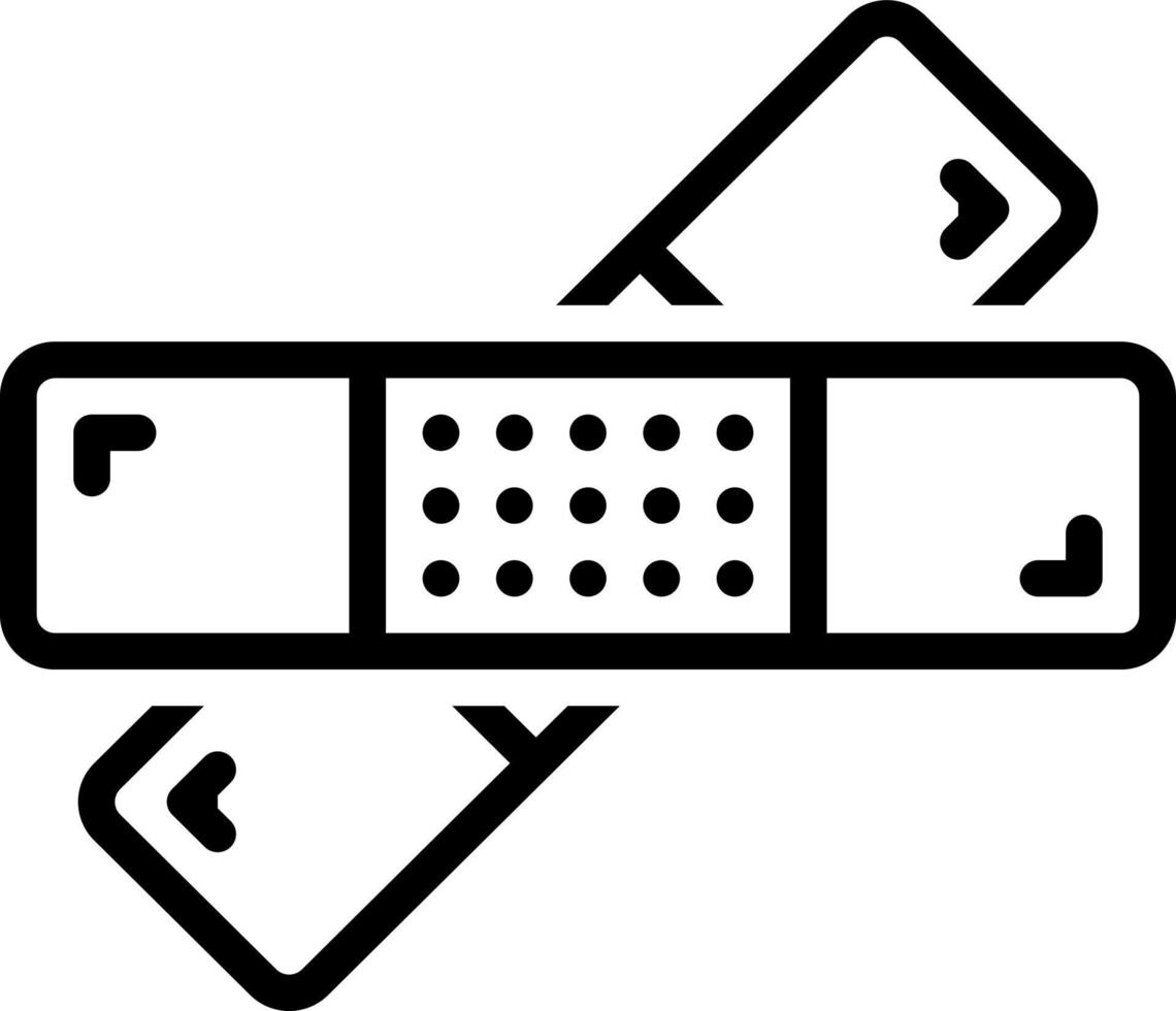 line icon for patch vector