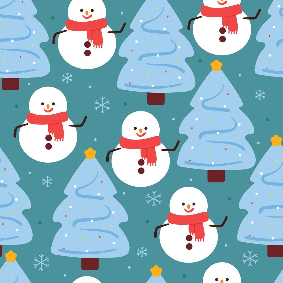 navidad de dibujos animados de patrones sin fisuras. papel pintado de  navidad para papel de regalo 13401146 Vector en Vecteezy