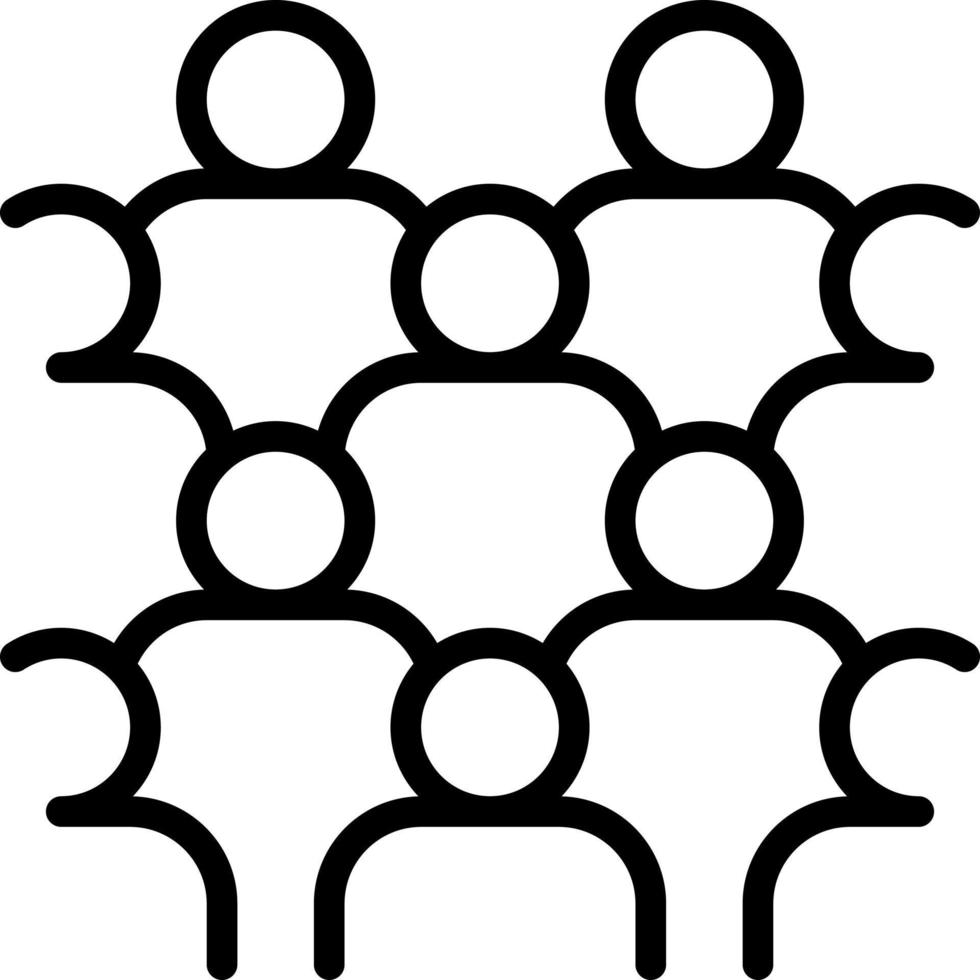 line icon for mass vector