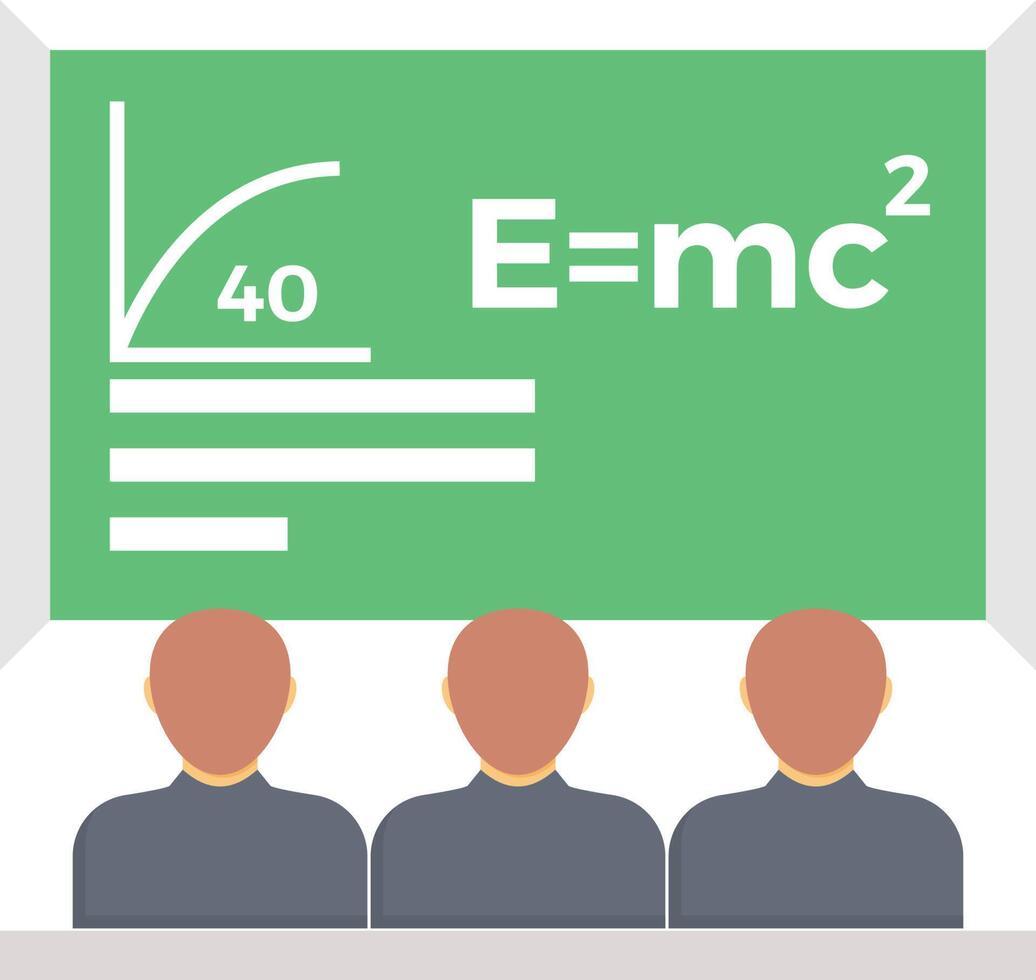 Ilustración de vector de conferencia sobre un fondo. Símbolos de calidad premium. Iconos vectoriales para concepto y diseño gráfico.