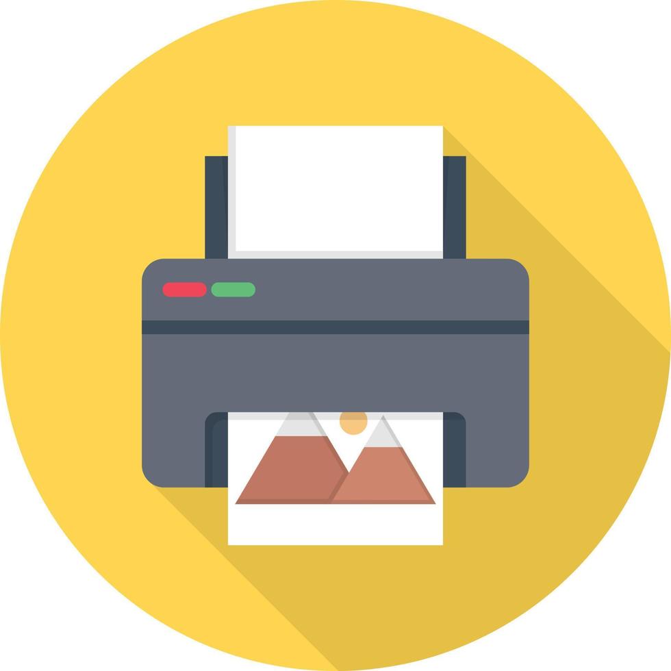 printer vector illustration on a background.Premium quality symbols.vector icons for concept and graphic design.