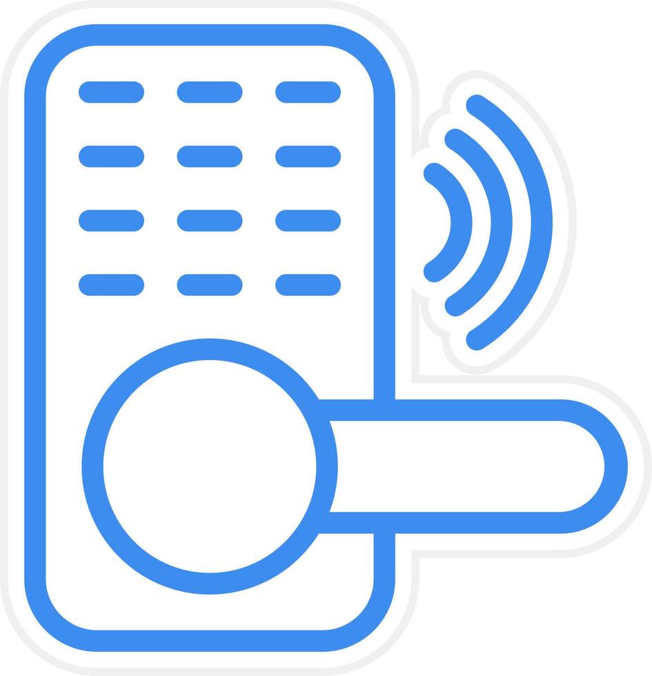 Smart Lock Icon Style vector