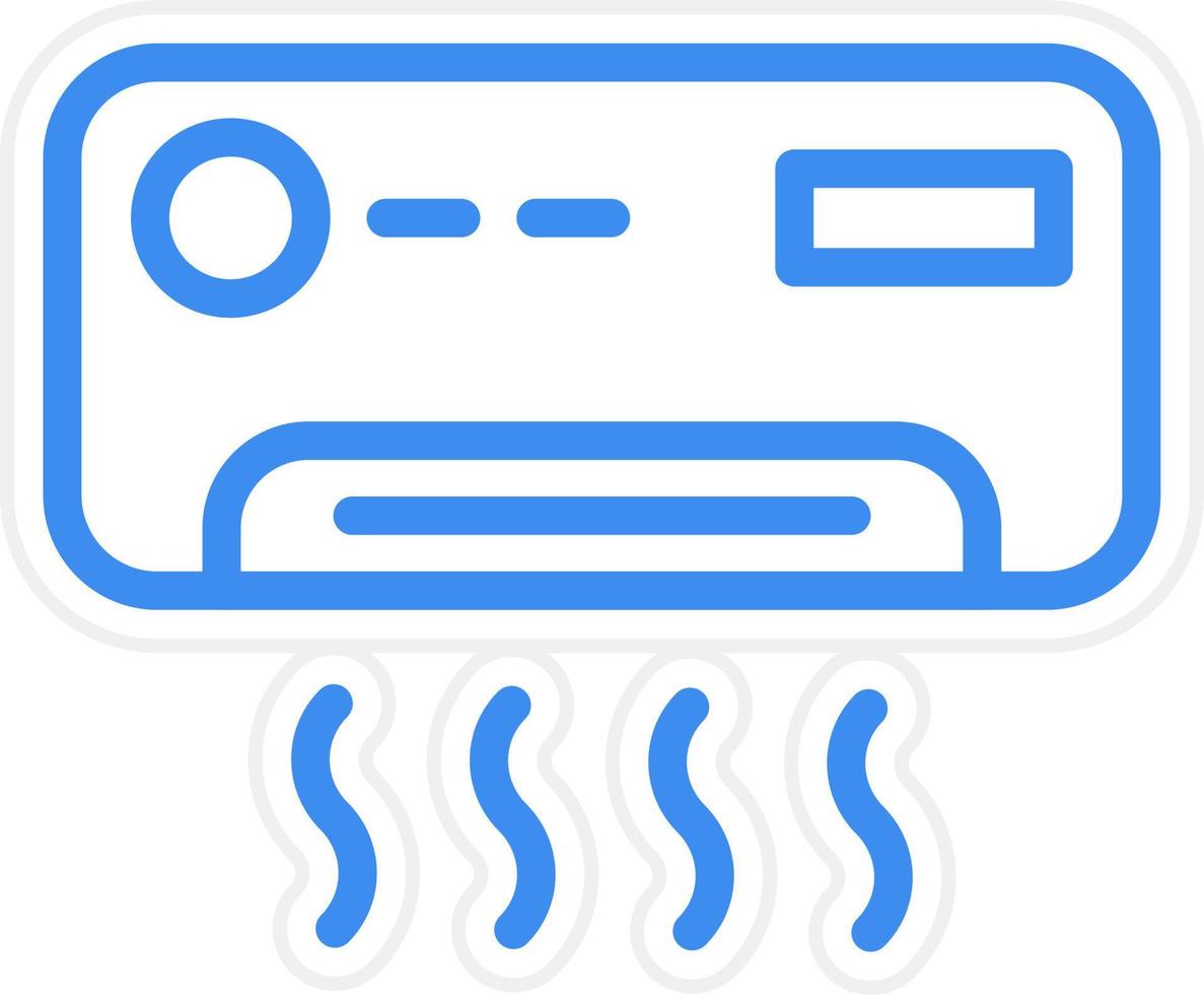 Air Conditioner Icon Style vector