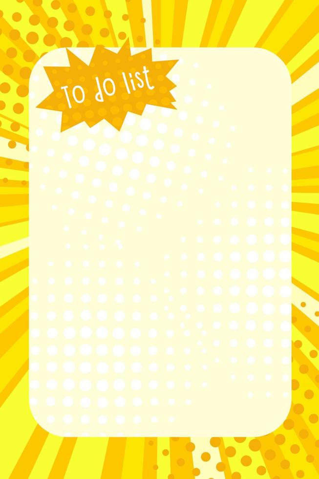 test tube template vector image to-do list