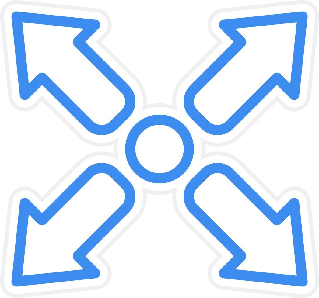 Expand Icon Style vector