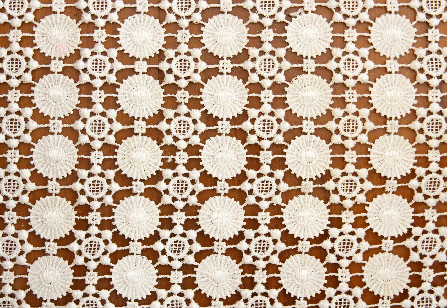 White antique lace pattern photo
