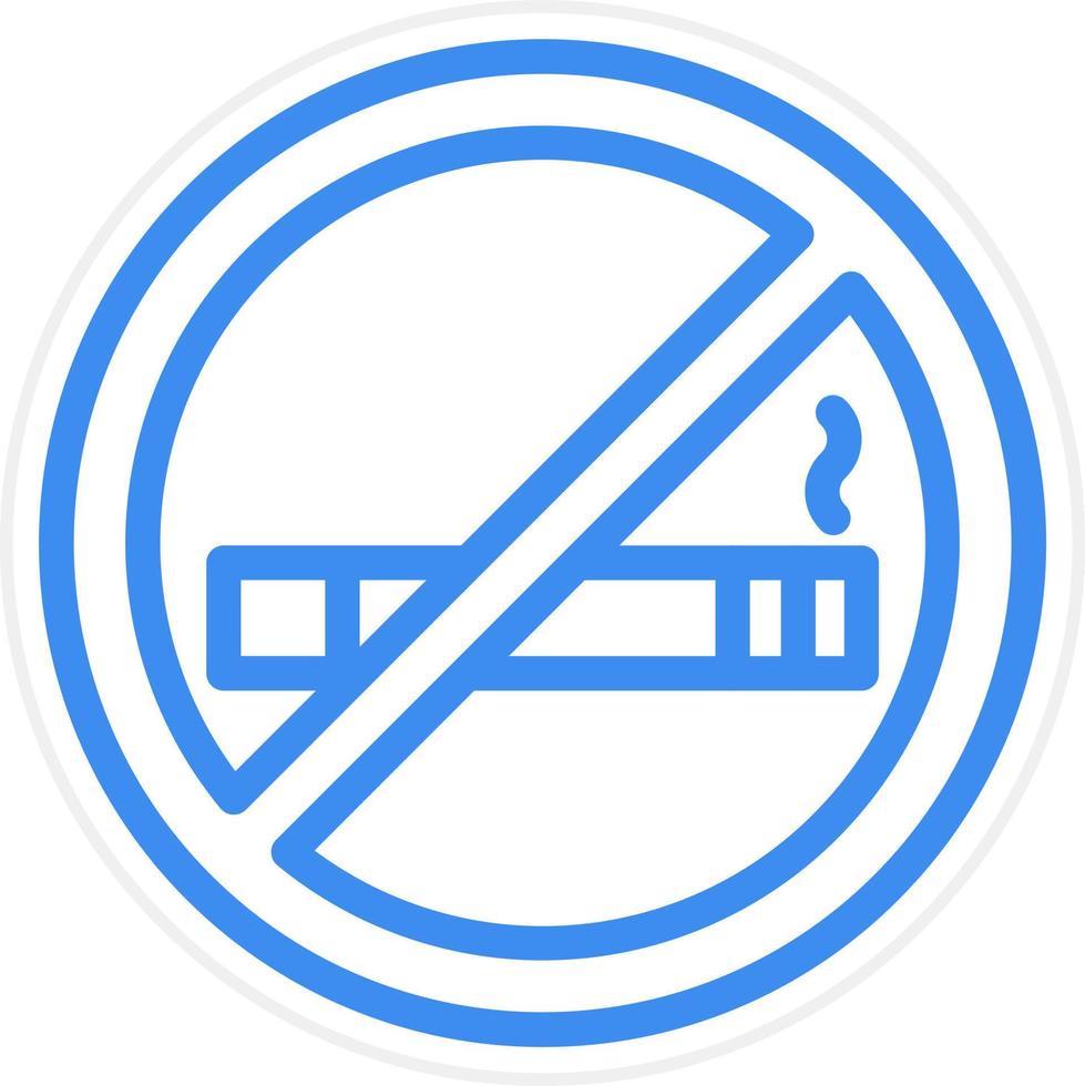 No Smoking Icon Style vector