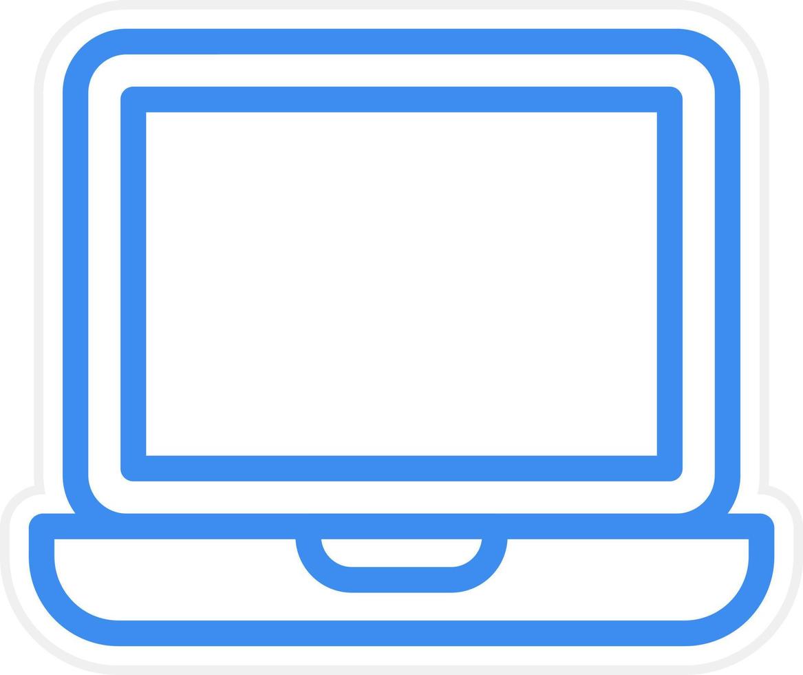 Laptop Icon Style vector