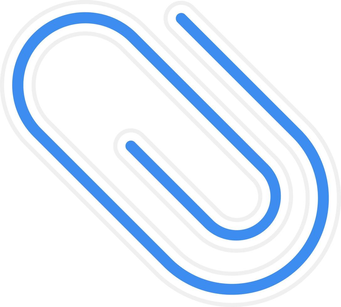 Paper Clip Icon Style vector