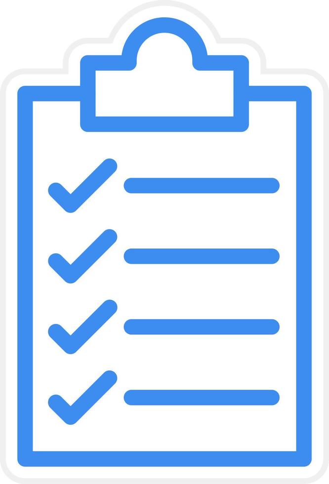 checklist Icon Style vector
