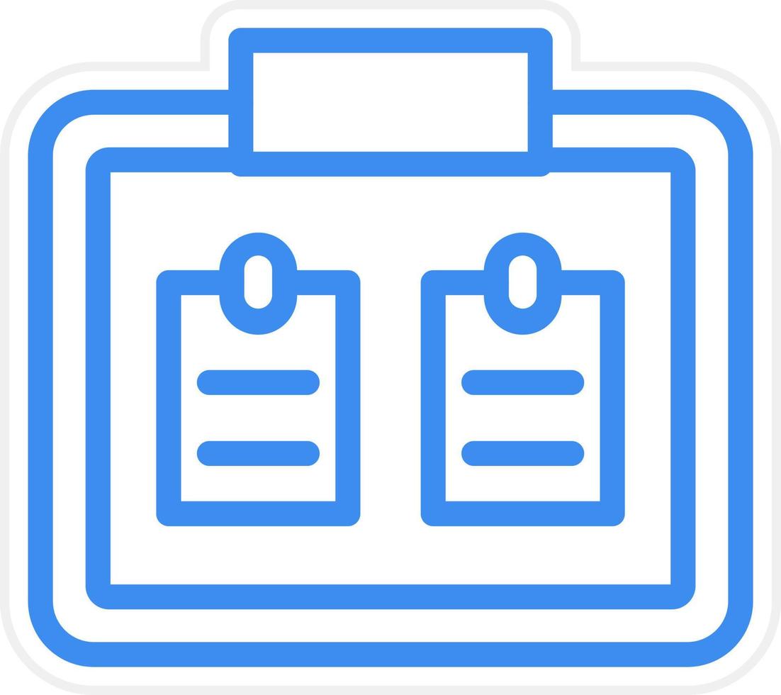 Corkboard Icon Style vector