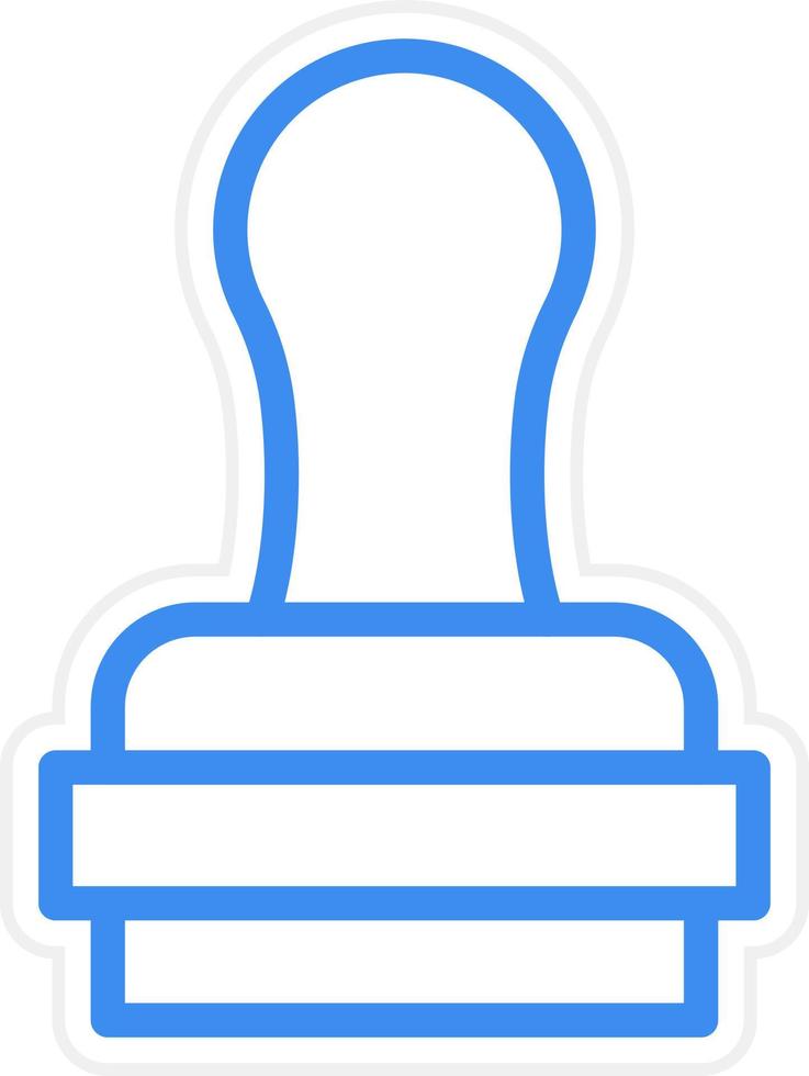 Stamp Icon Style vector