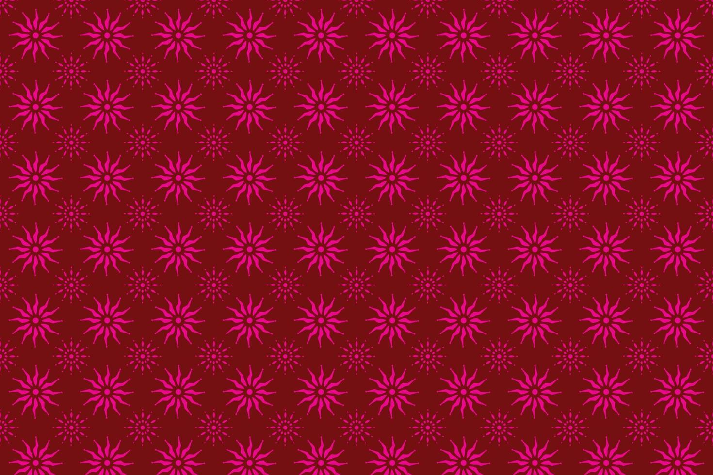 Flower Icon Pattern 18 vector