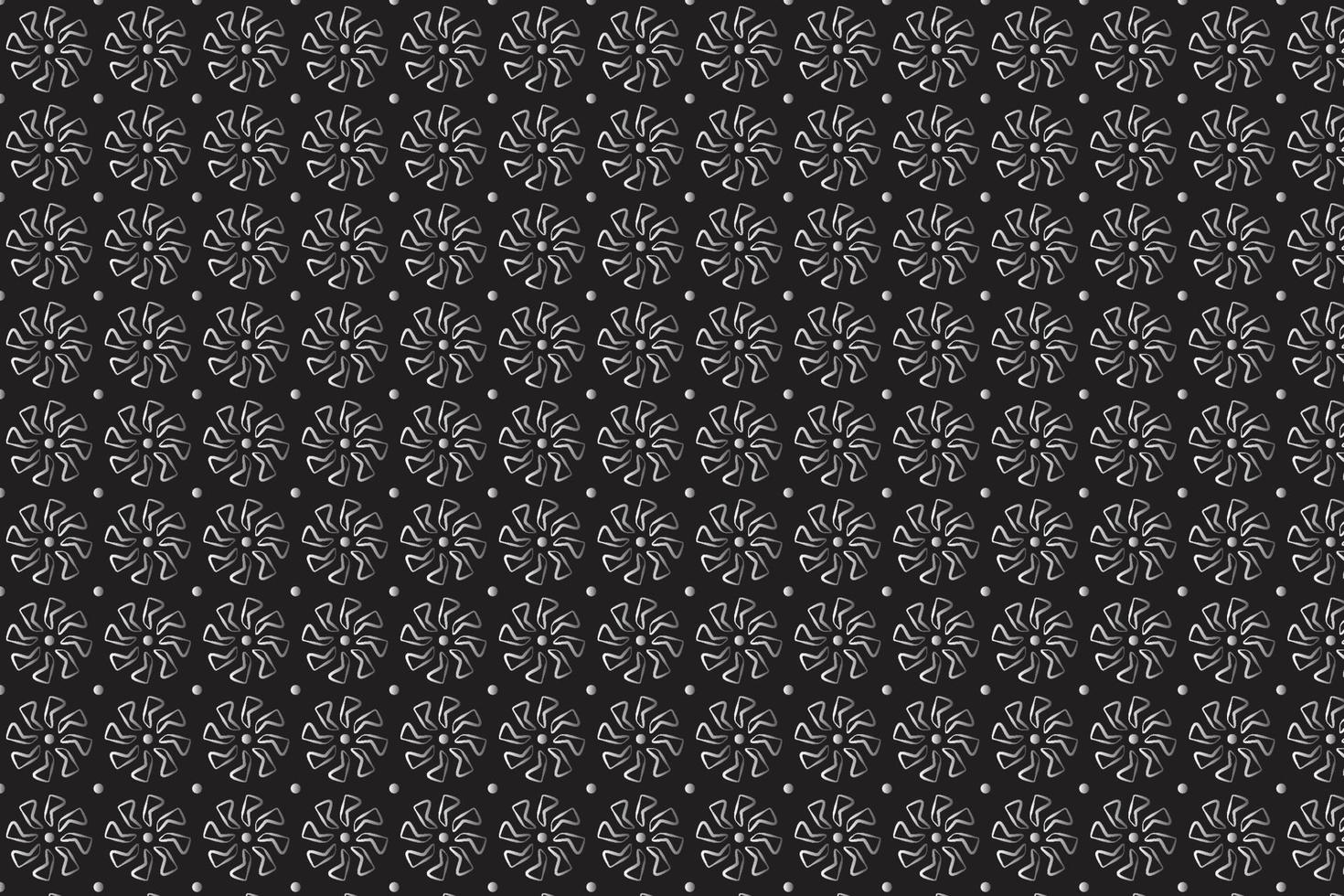 Flower Icon Pattern 07 vector
