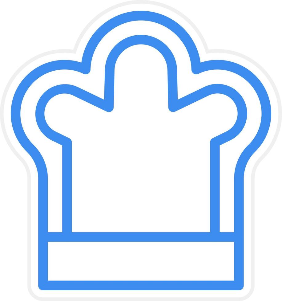 Chef Hat Icon Style vector