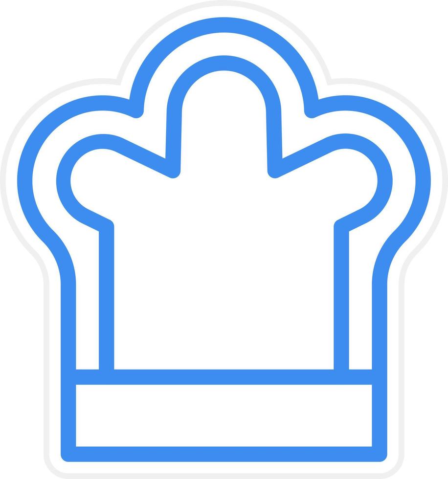 Chef Hat Icon Style vector