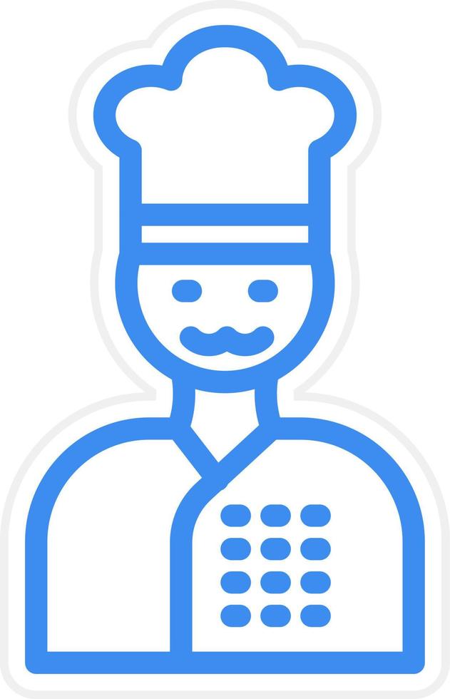 Chef Icon Style vector