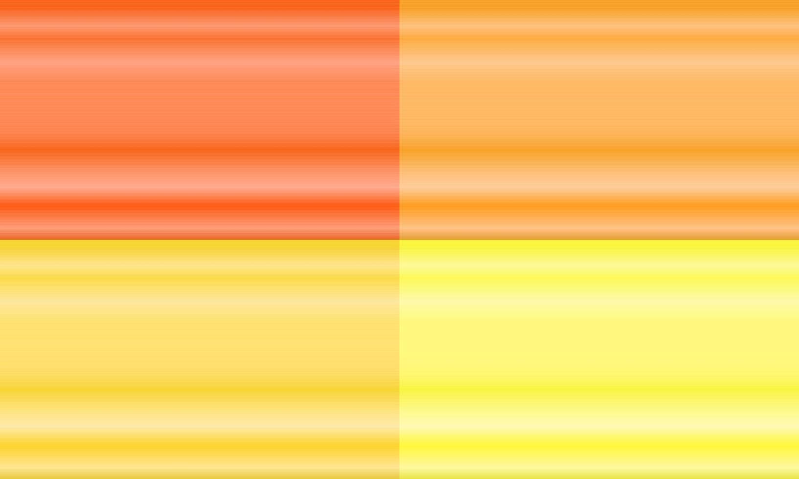 Four sets of horizontal gradient abstract background. shiny, blur, modern and colorful style. orange, gold and yellow. great for backdrop, homepage, wallpaper, card, cover, poster, banner or flyer vector