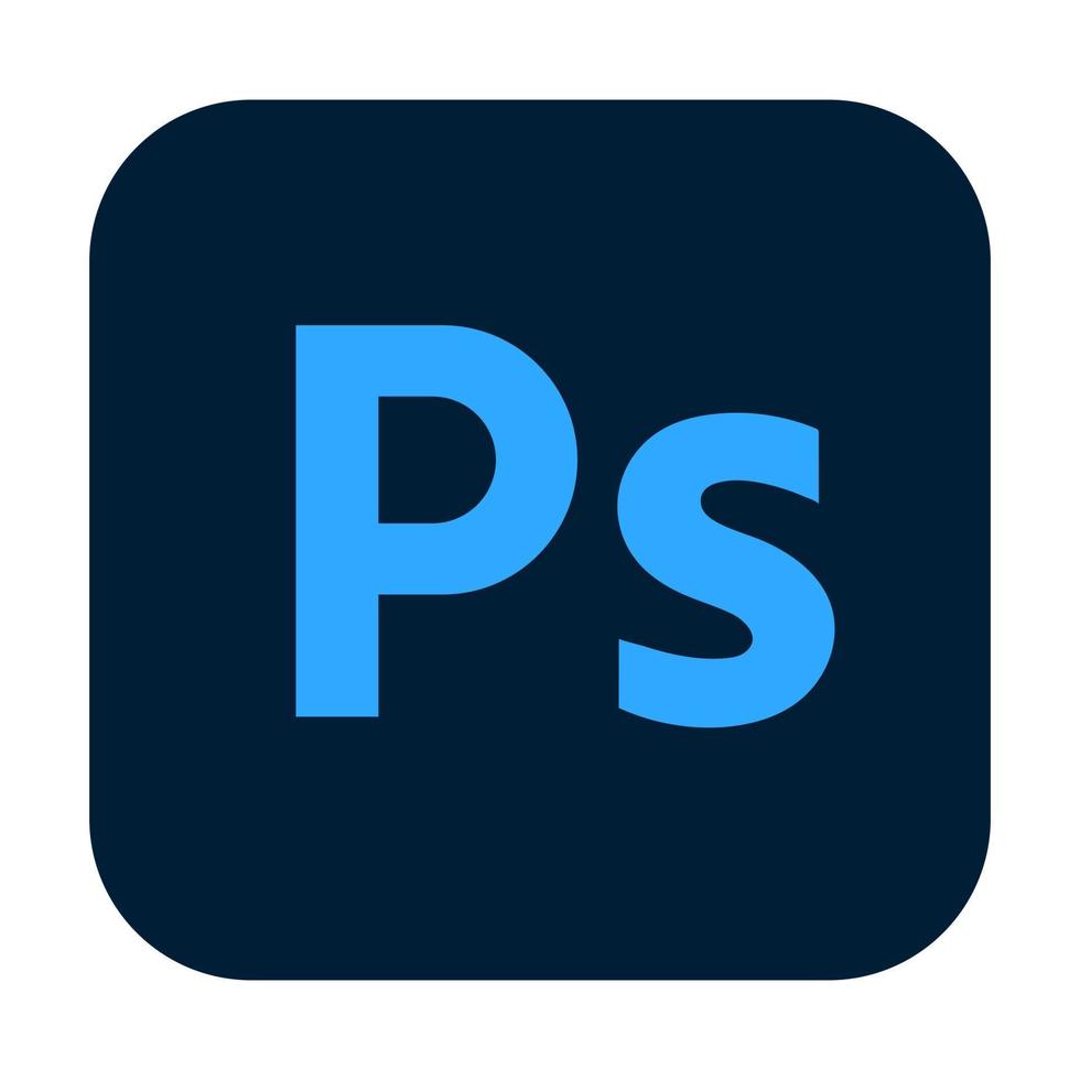 Photoshop icon. Vector illustration