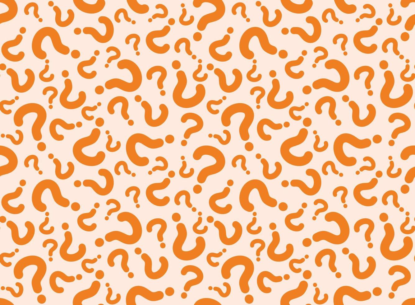 Seamless pattern from of question marks. vector