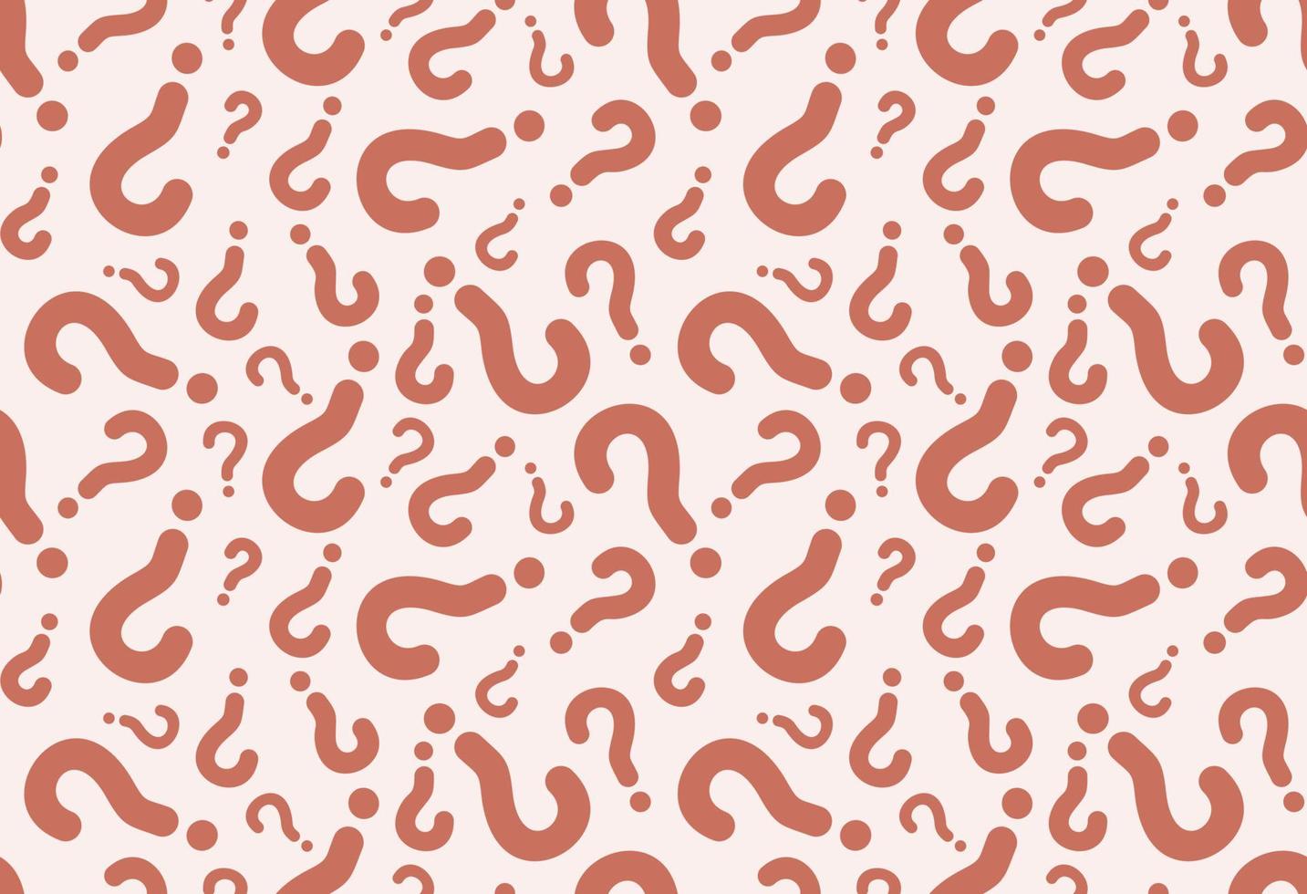 Seamless pattern from of question marks. vector