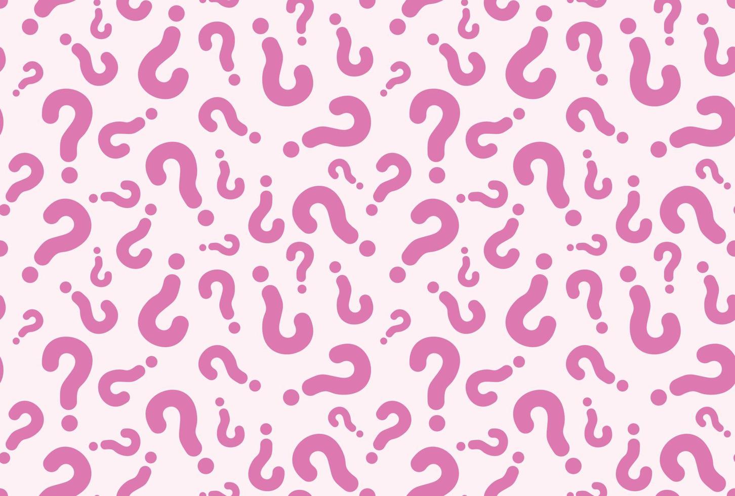 Seamless pattern from of question marks. vector
