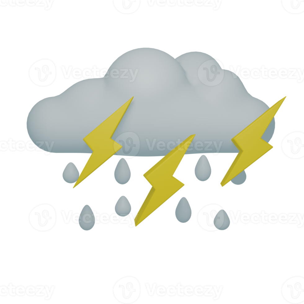 3D-Wettersymbol, perfekt als zusätzliches Element in Ihren Vorlagen, Postern und Bannerdesigns png