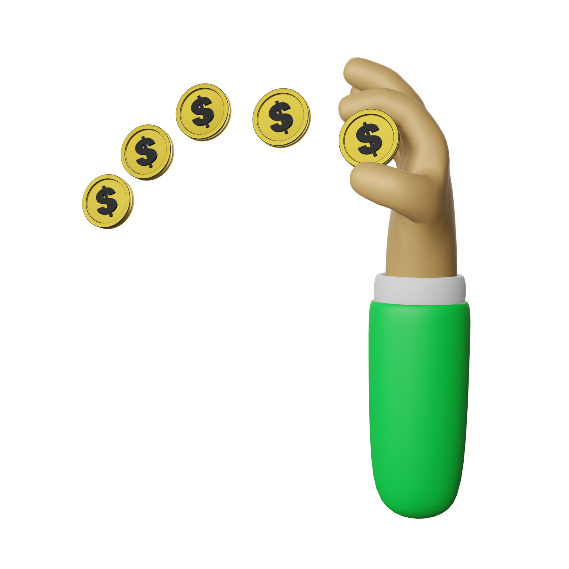 hand-holding-a-dollar-bill-3d-illustration-suitable-for-use-as-an