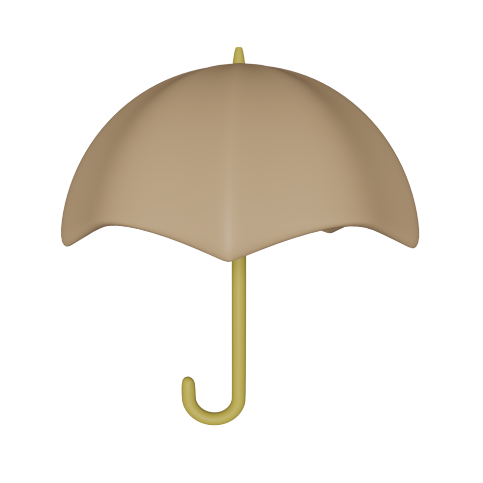 paraply 3d ikon, perfekt för använda sig av som ett ytterligare element i din mallar, posters och baner mönster png