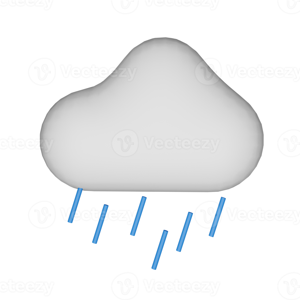 3D-Wettersymbol, perfekt als zusätzliches Element in Ihren Vorlagen, Postern und Bannerdesigns png