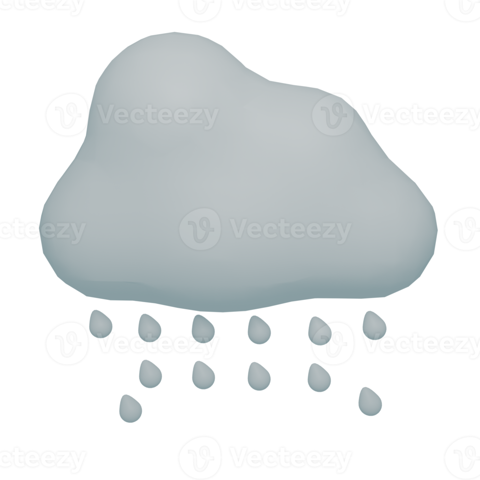 3D-Wettersymbol, perfekt als zusätzliches Element in Ihren Vorlagen, Postern und Bannerdesigns png