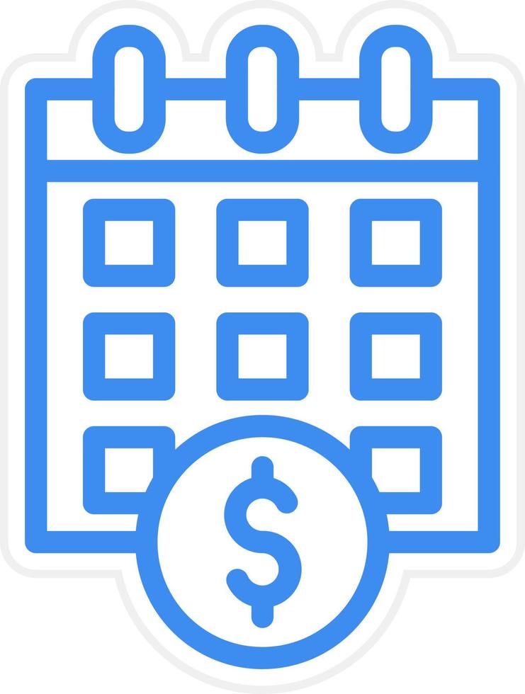 Payment Day Icon Style vector