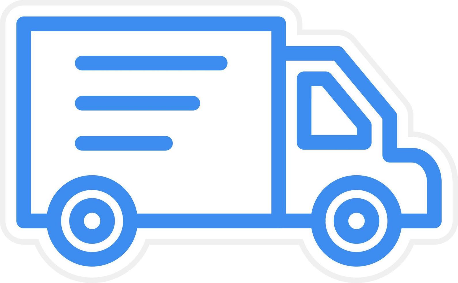 Delivery Truck Icon Style vector