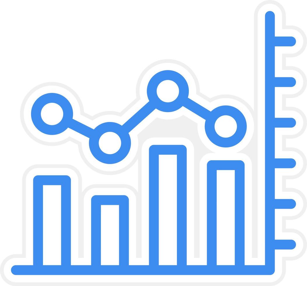 Graph Icon Style vector