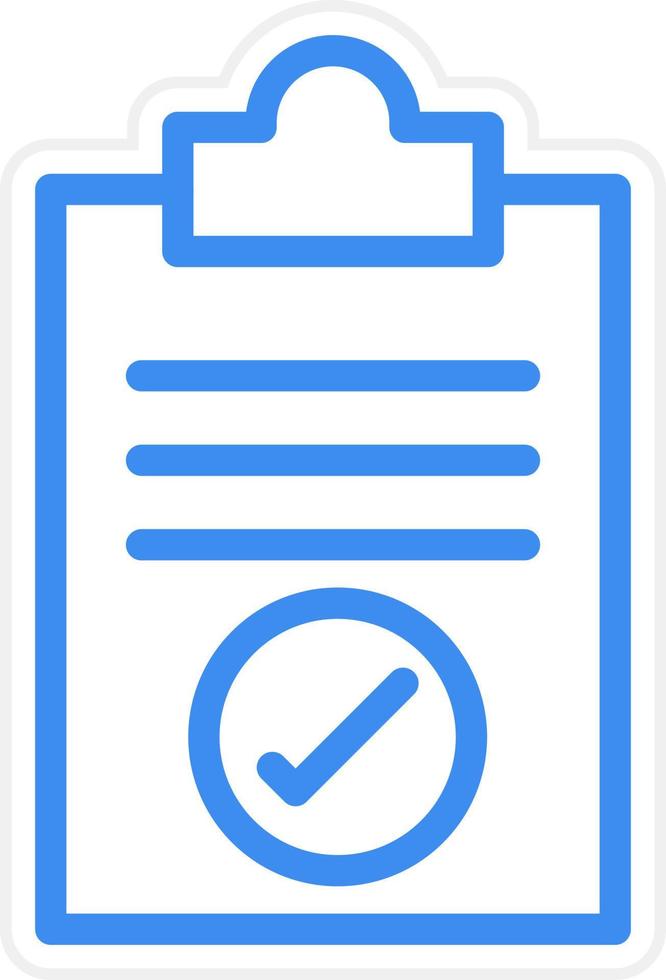 Completed Tasks Icon Style vector