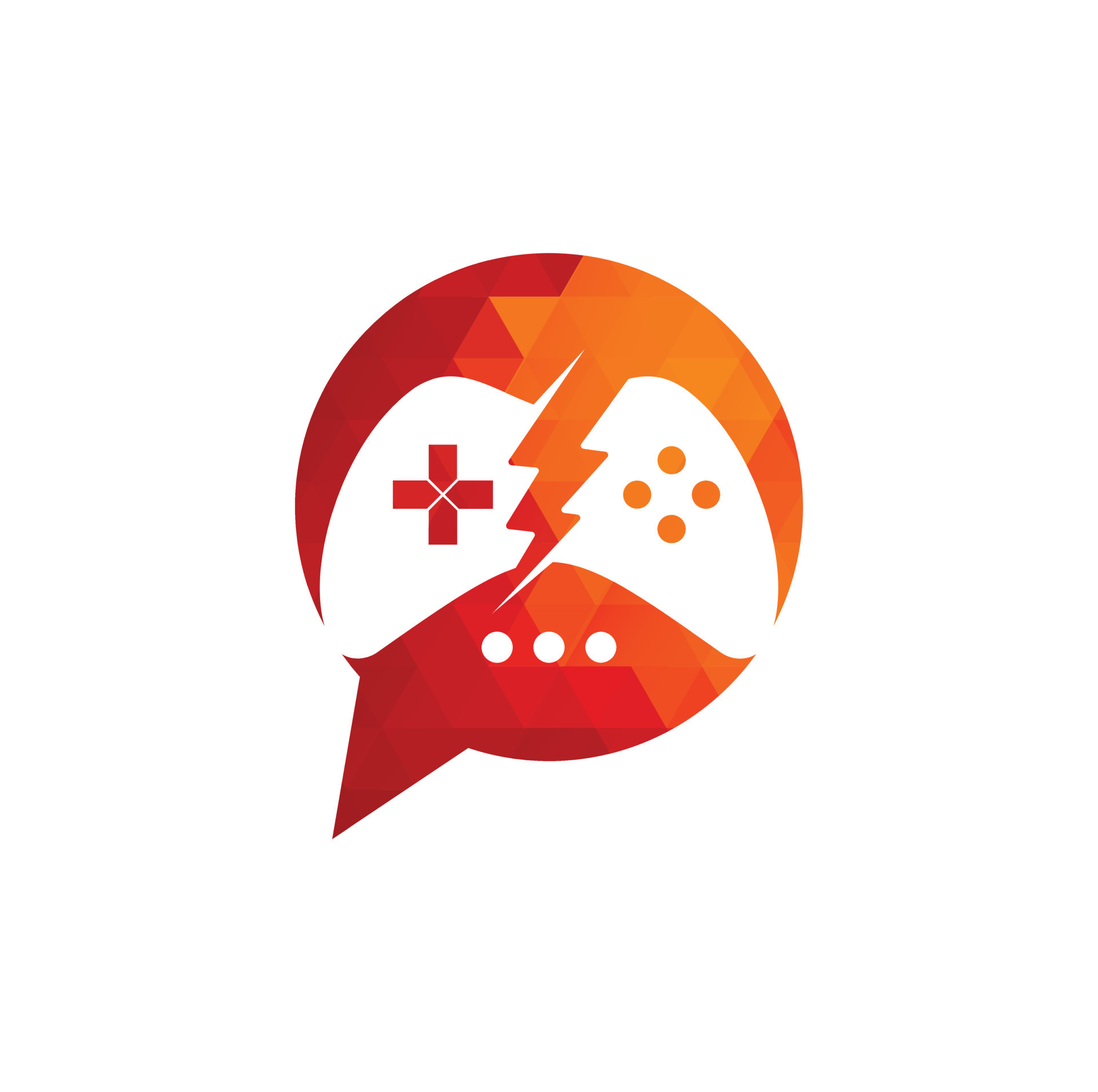 Game Talk Logo Design Vector template. 13406206 Vector Art at Vecteezy