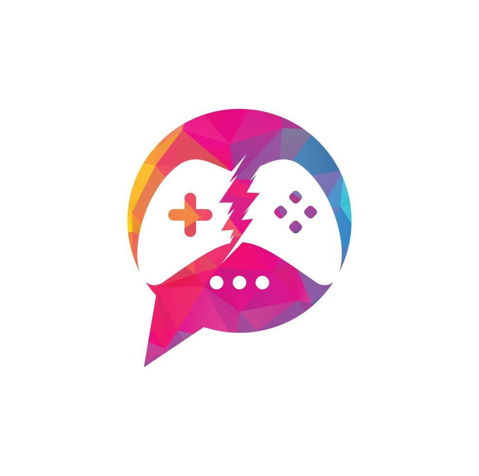 Game Talk Logo Design Vector template. 13406433 Vector Art at Vecteezy