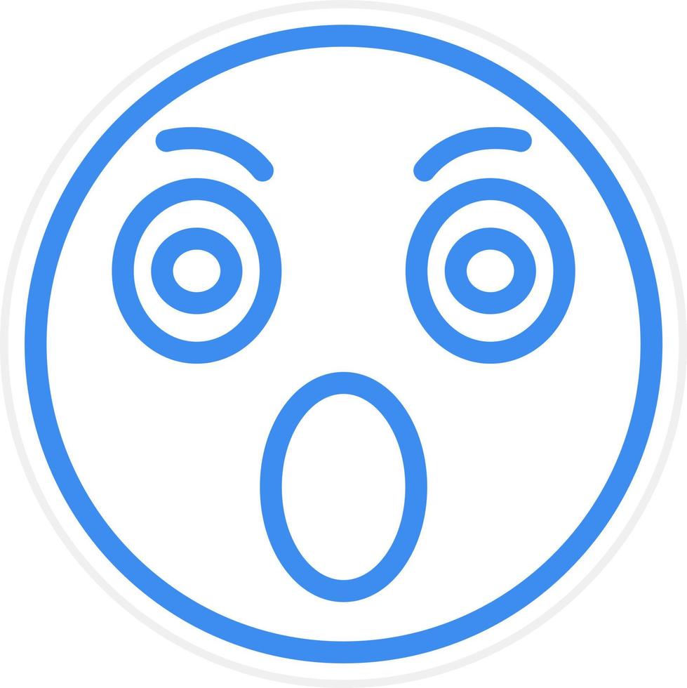 Surprised Icon Style vector