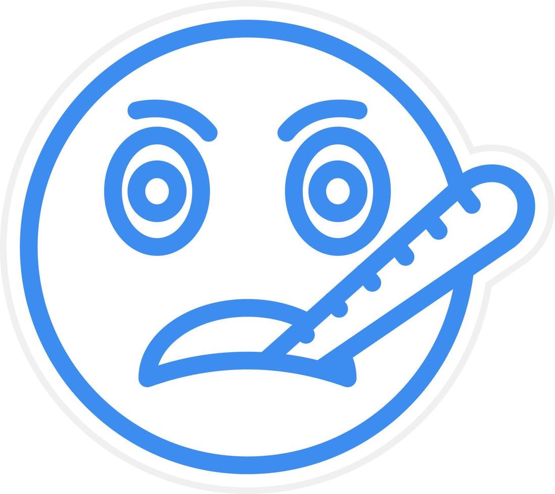 Sick Icon Style vector