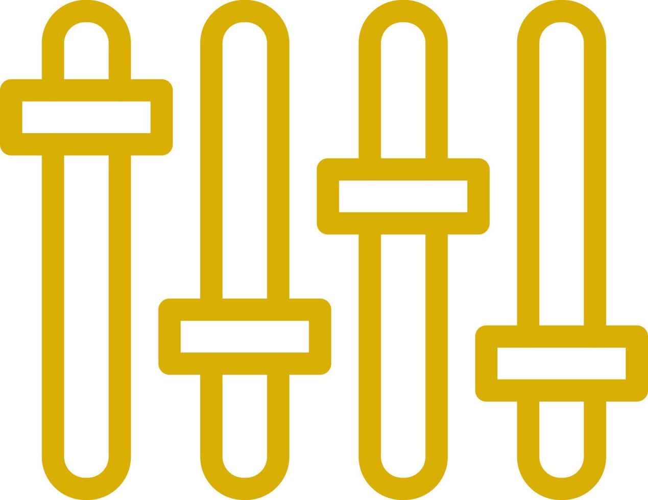 Controls Icon Style vector