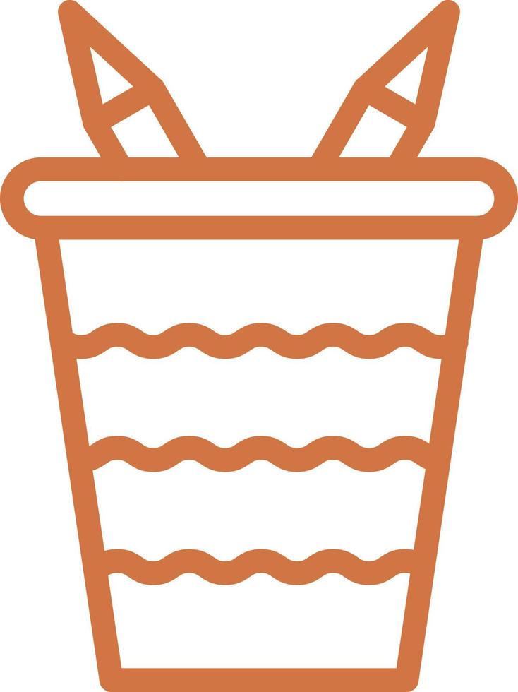 Pencil Case Icon Style vector