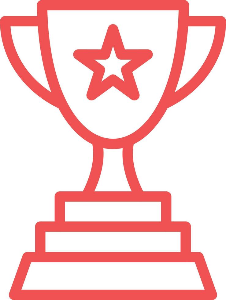 Trophy Icon Style vector
