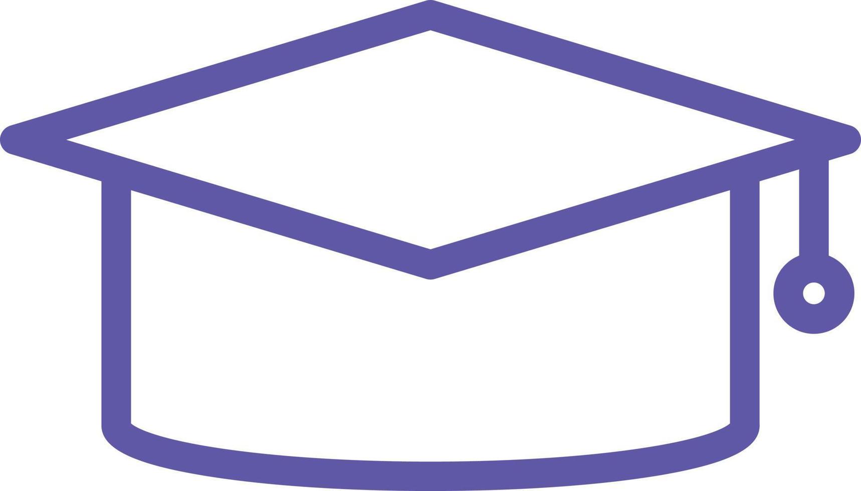 Mortarboard Icon Style vector