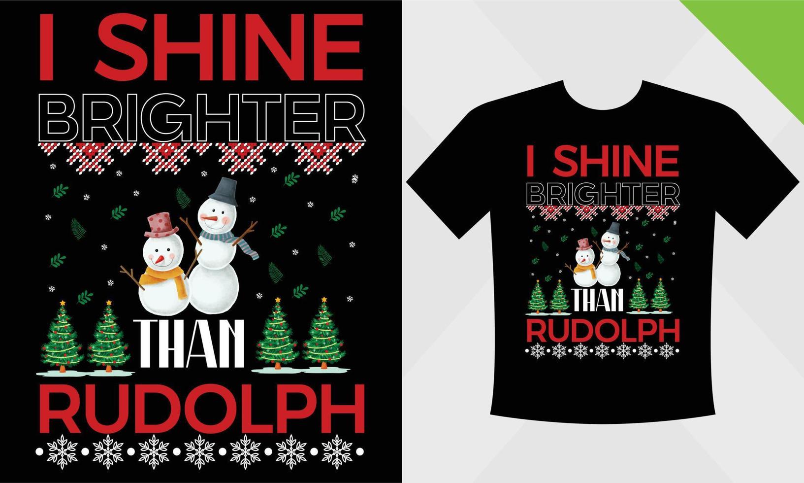 Christmas t-shirt design template eps file for Christmas  vector